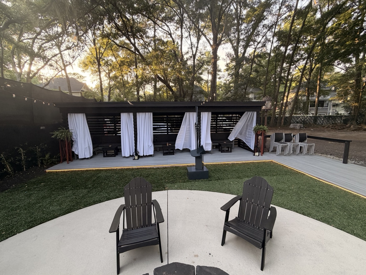 Outdoor seating