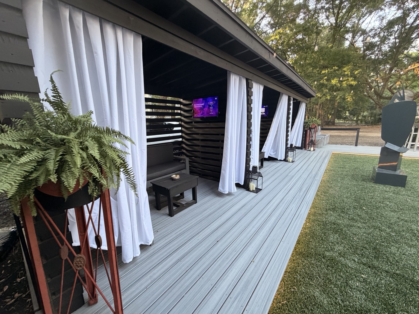 Patio cabanas